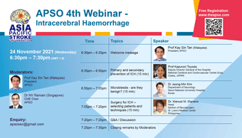 ASPO 4th Webinar - Intracerebral Haemorrhage